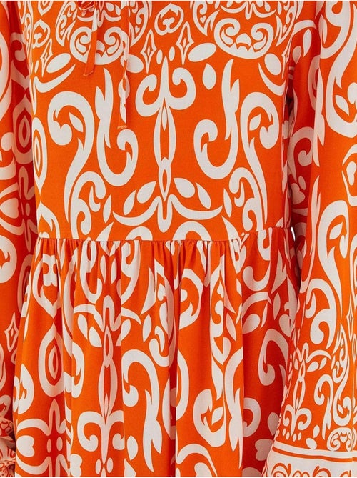 Vestido largo estampado bdart - Kiabi Vestido largo estampado bdart - Kiabi