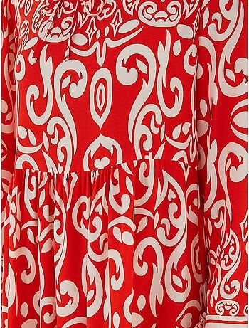 Vestido largo estampado bdart