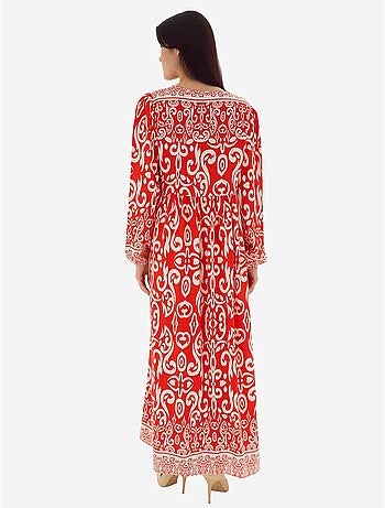 Vestido largo estampado bdart