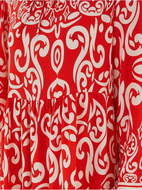 Vestido largo estampado bdart - Kiabi Vestido largo estampado bdart - Kiabi