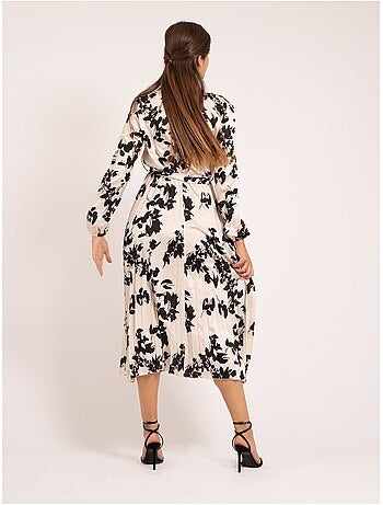 Vestido largo estampado ICHELLE