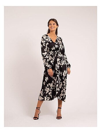 Vestido largo estampado ICHELLE