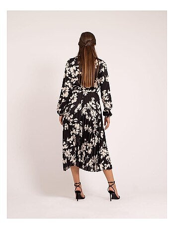 Vestido largo estampado ICHELLE