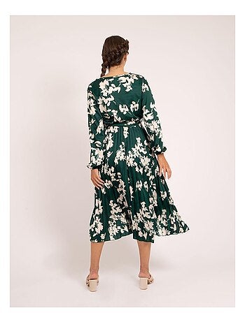 Vestido largo estampado ICHELLE