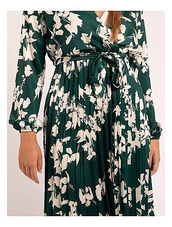 Vestido largo estampado ICHELLE