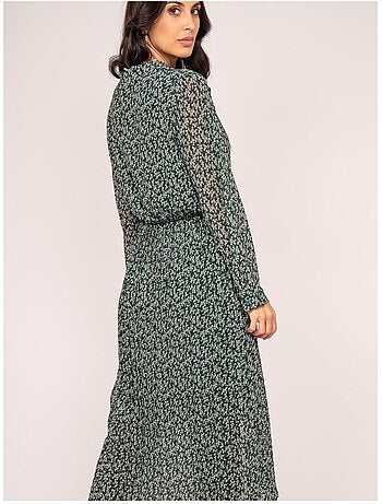 Vestido largo estampado IFLOR