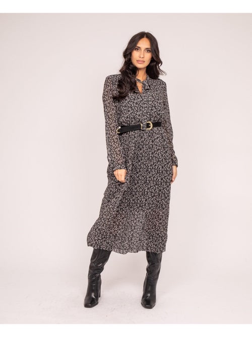 Vestido largo estampado IFLOR - Kiabi