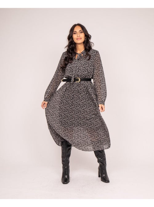 Vestido largo estampado IFLOR - Kiabi