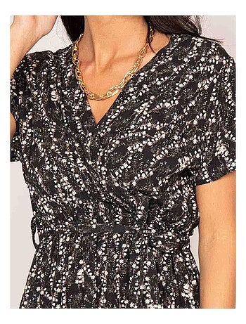 Vestido largo estampado INOX