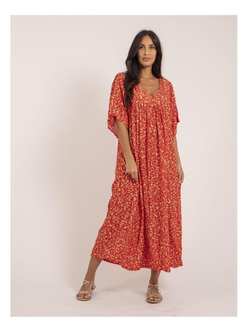 Vestido largo estampado IVRY - Kiabi