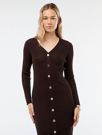 Vestido largo estilo chaleco