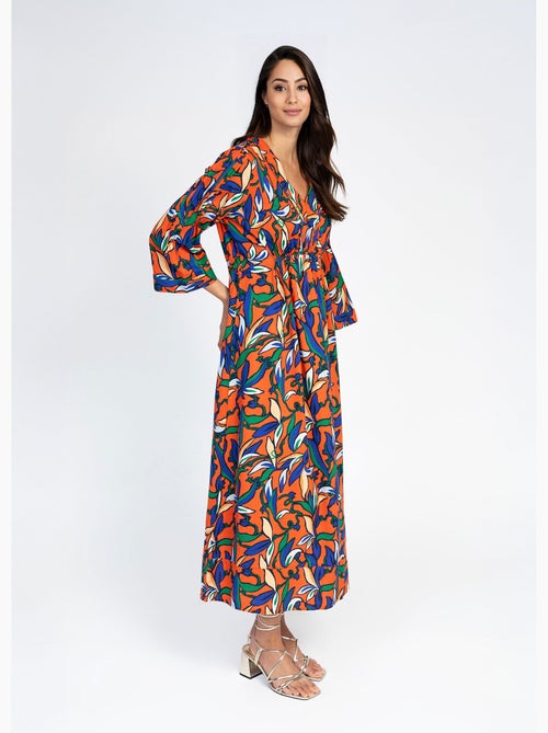 Vestido largo fluido - AFIBEL - Kiabi
