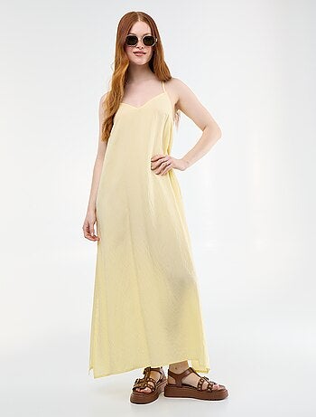 Vestido largo fluido