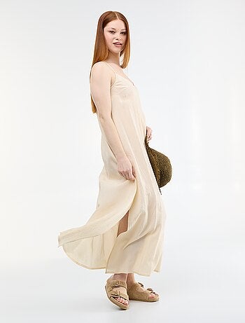 Vestido largo fluido