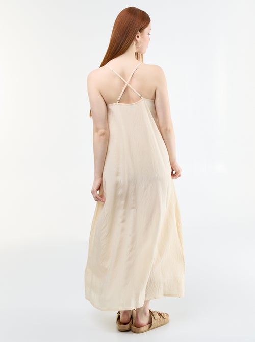 Vestido largo fluido - Kiabi
