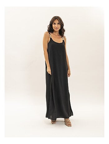 Vestido largo fluido IDOZANE