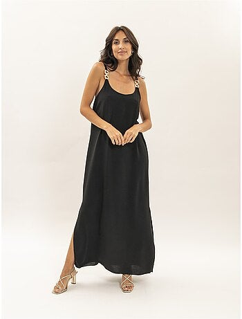 Vestido largo fluido IDOZANE