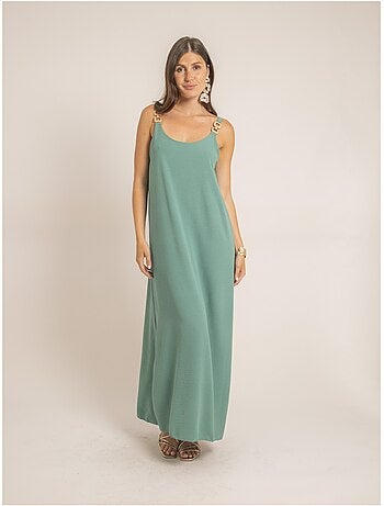 Vestido largo fluido IDOZANE