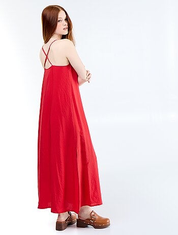 Vestido largo fluido