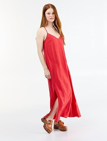 Vestido largo fluido