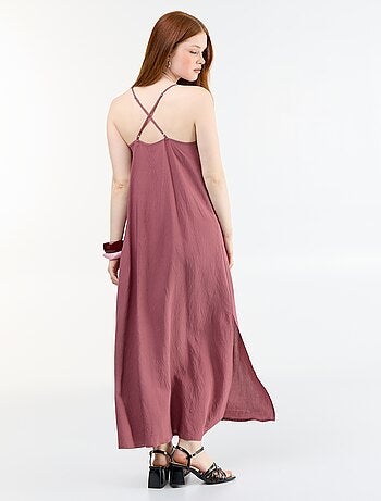 Vestido largo fluido