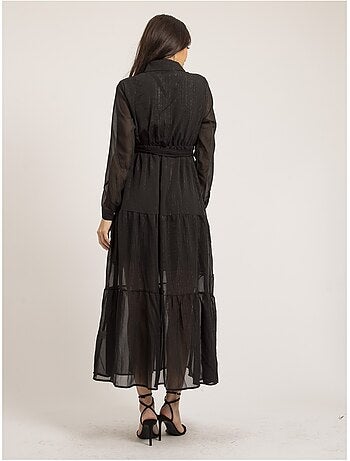 Vestido largo hilo lurex IZIDA
