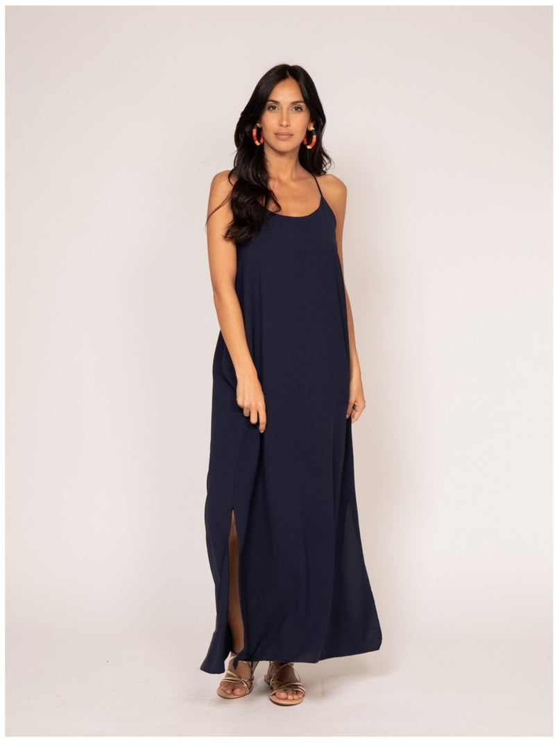 Vestido largo IGGY Azul marino - Kiabi