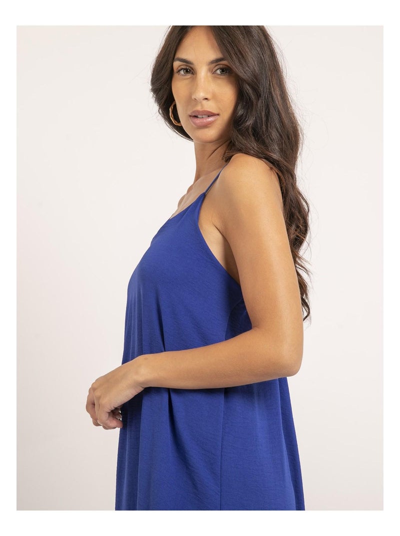 Vestido largo IGGY Azul real - Kiabi