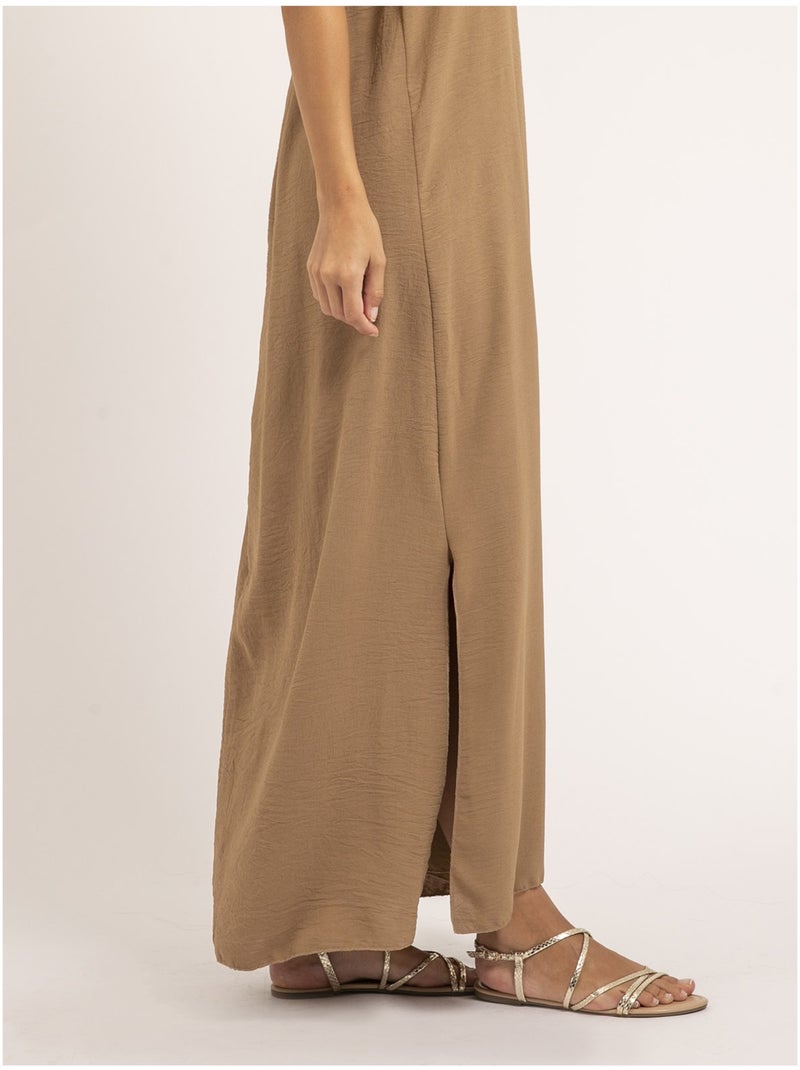 Vestido largo IGGY Beige - Kiabi
