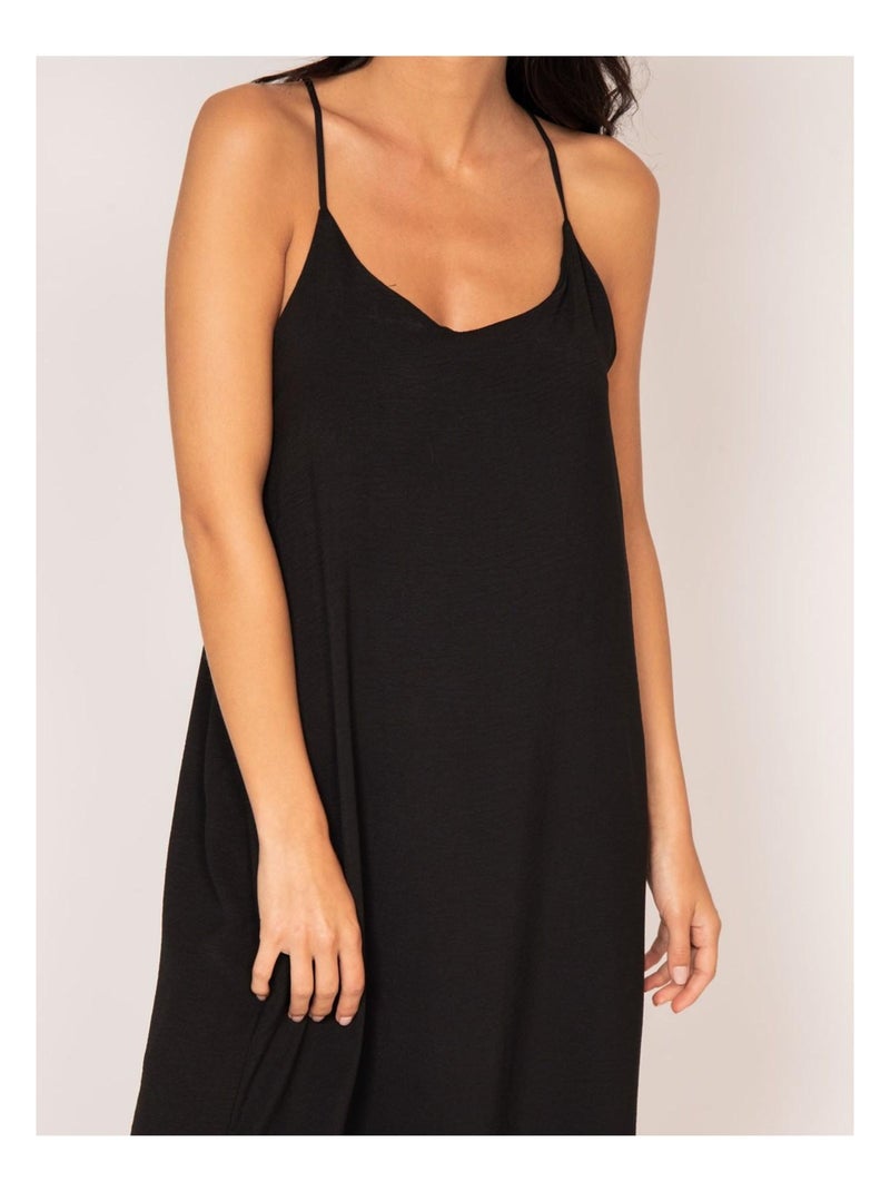 Vestido largo IGGY Negro - Kiabi