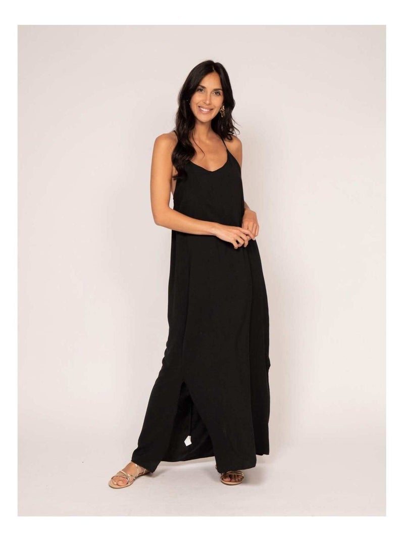 Vestido largo IGGY Negro - Kiabi
