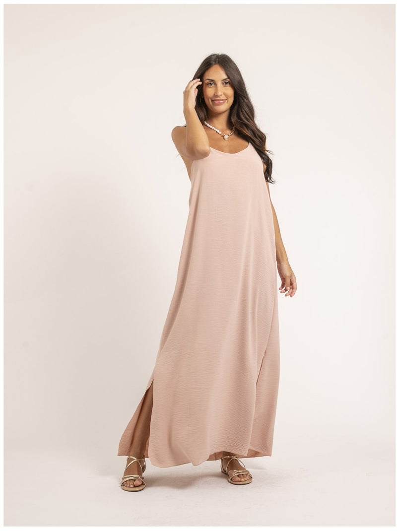 Vestido largo IGGY Rosa - Kiabi