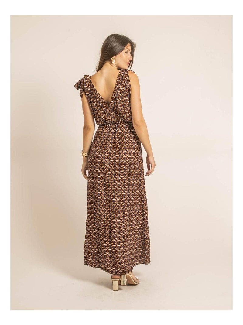 Vestido largo ILIANA Violeta - Kiabi