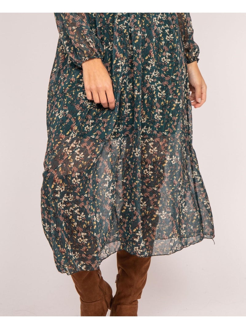 Vestido largo imprime INCA Verde - Kiabi