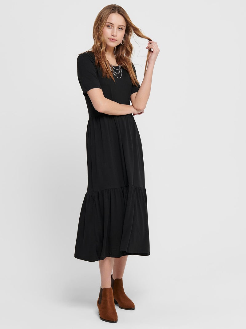 Vestido largo 'JDY' negro - Kiabi