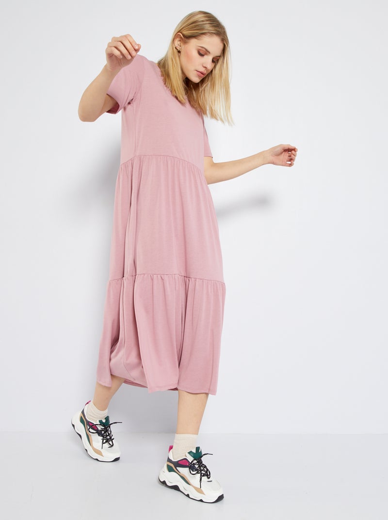 Vestido largo 'JDY' PURPURA - Kiabi