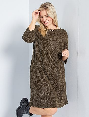 Rebajas vestidos largos en tallas grandes de mujer baratos - moda tallas  grandes mujer | talla 42/44 | Kiabi