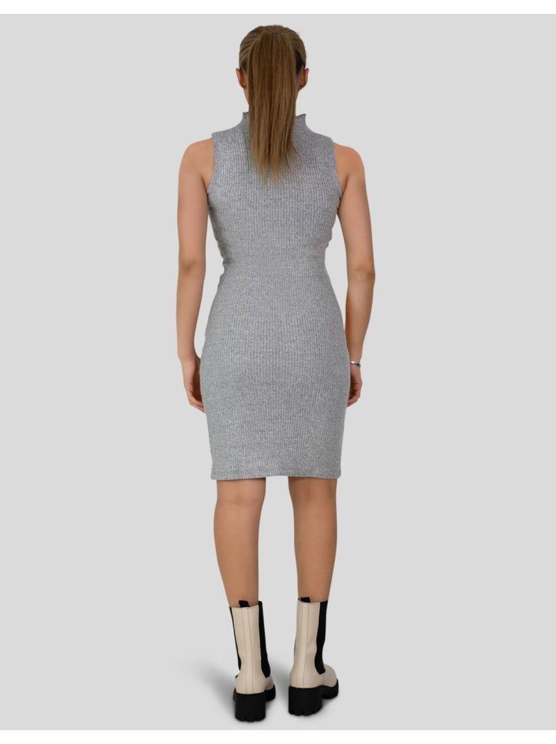Vestido largo Kebello Gris - Kiabi