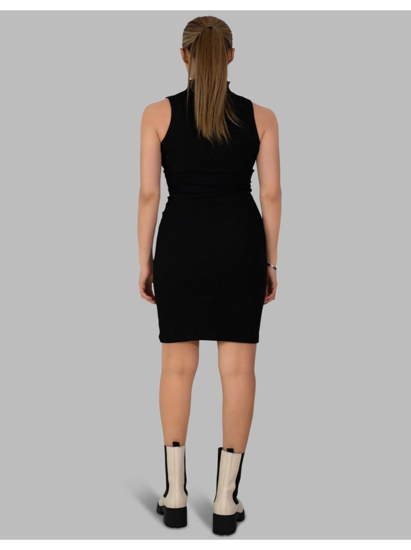 Vestido largo Kebello Negro Negro - Kiabi