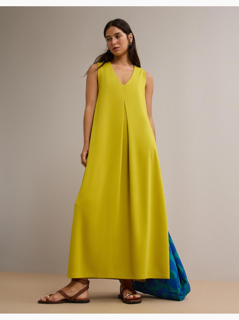 Vestido largo, MO Fashion Amarillo - Kiabi