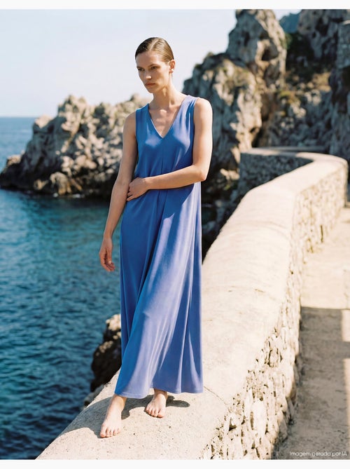 Vestido largo, mo fashion - Kiabi