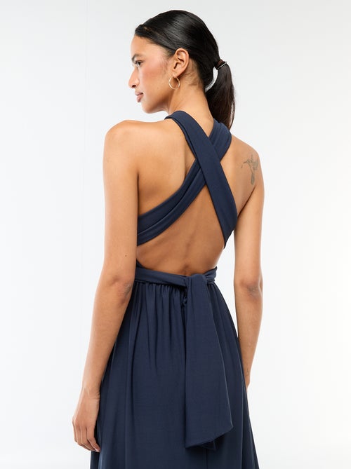 Vestido largo multiposiciones - Kiabi