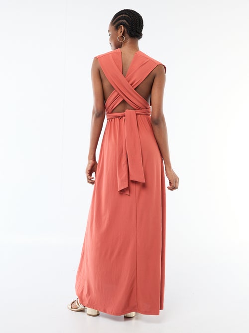 Vestido largo multiposiciones - Kiabi