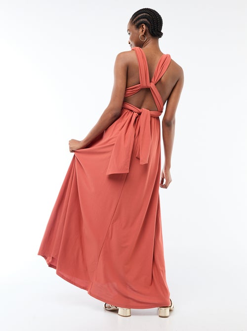 Vestido largo multiposiciones - Kiabi