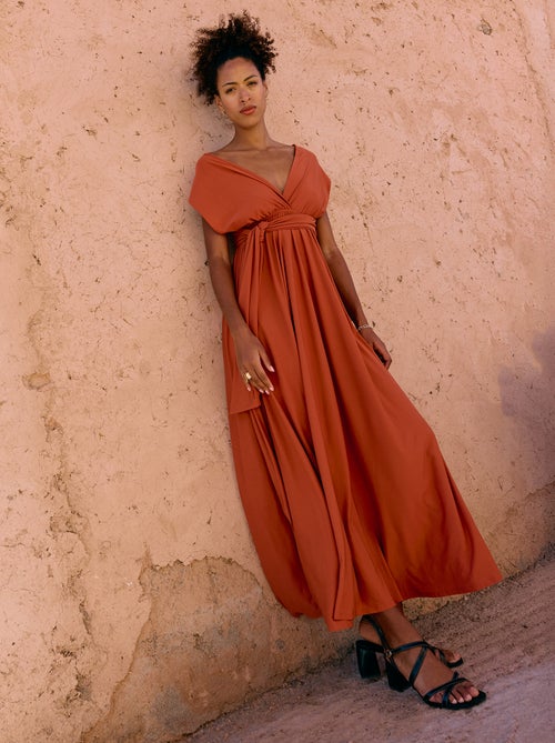 Vestido largo multiposiciones - Kiabi