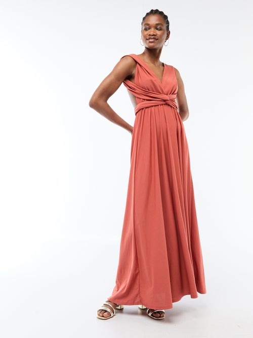 Vestido largo multiposiciones - Kiabi