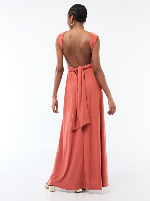 Vestido largo multiposiciones - Kiabi