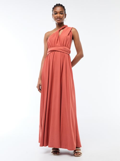 Vestido largo multiposiciones - Kiabi