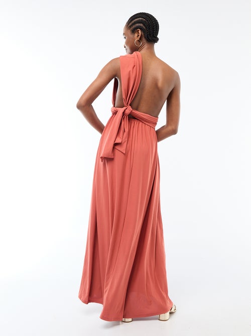 Vestido largo multiposiciones - Kiabi