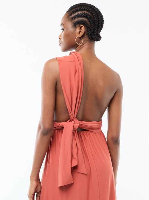 Vestido largo multiposiciones - Kiabi